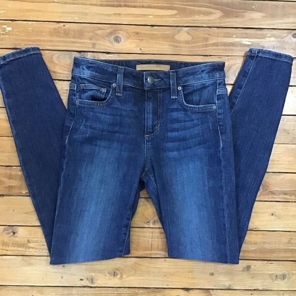 JOE’S jeans The Icon mid rise ankle skinny size 24 dark blue - Picture 1 of 11
